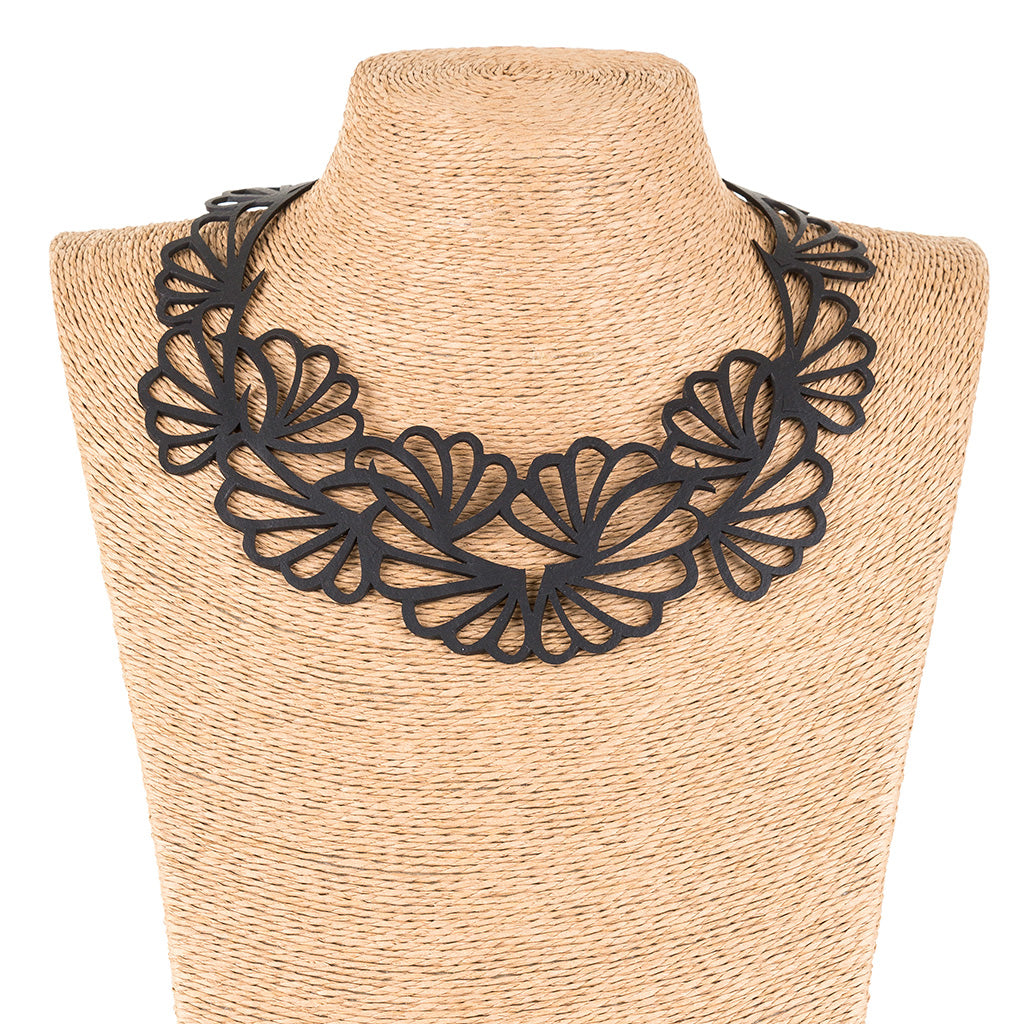 Collar de flores ecológica