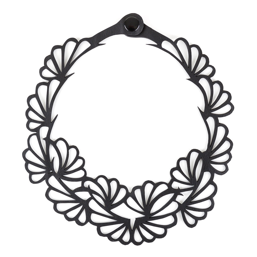 Collar de flores ecológica