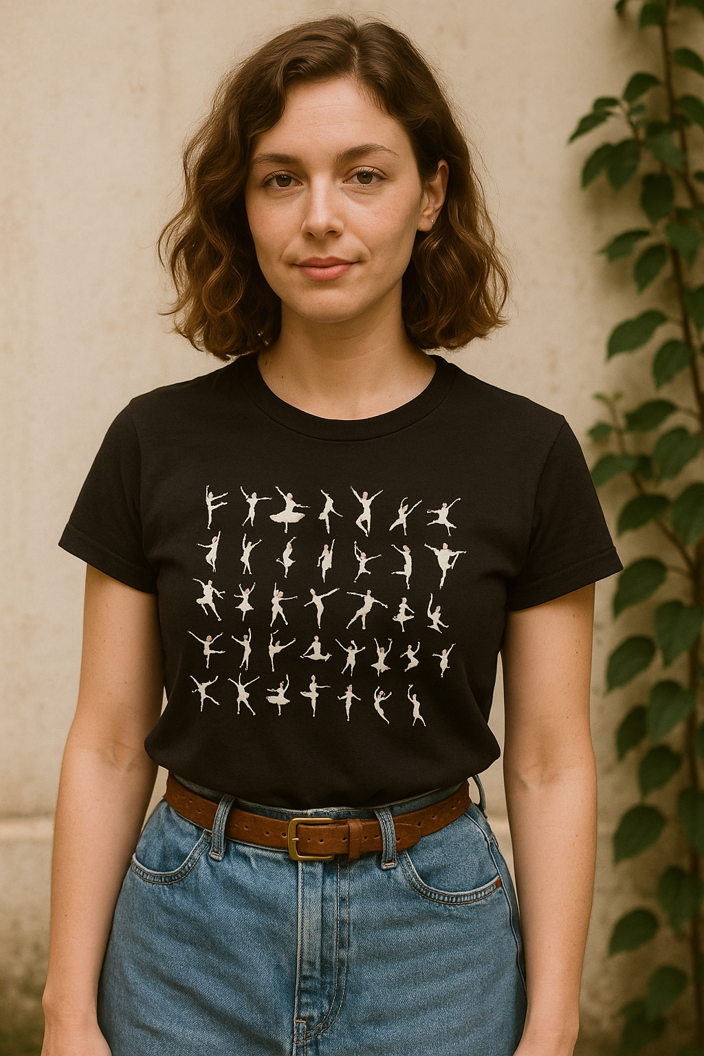 Camisetas Gráficas Tops Algodón 100%