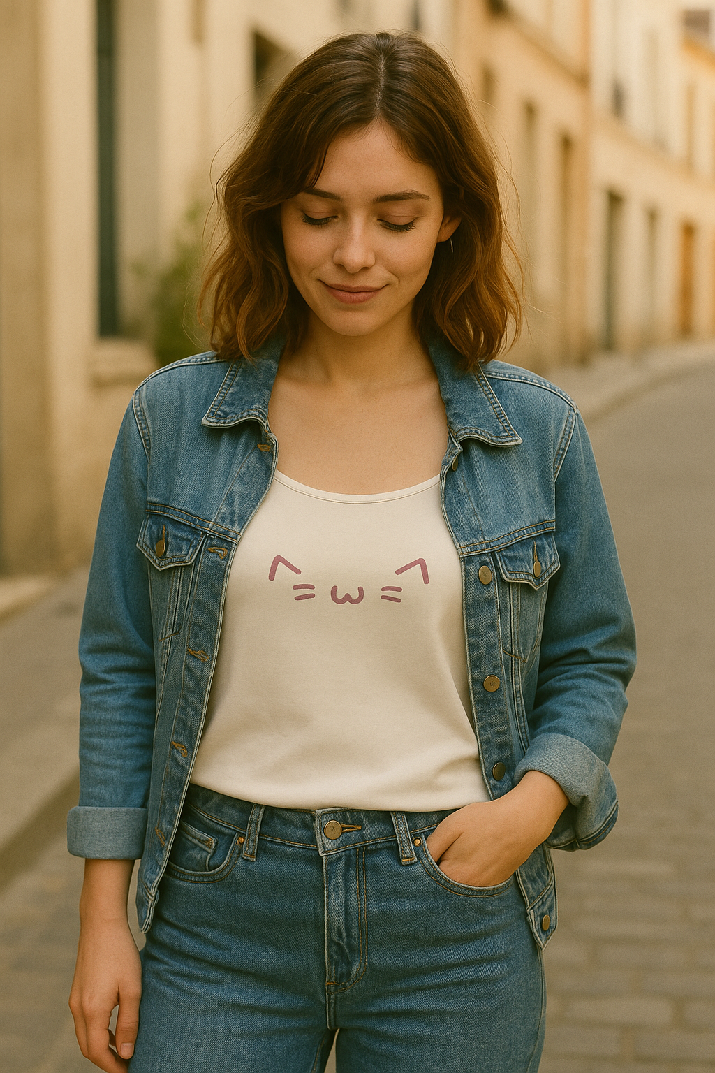 camiseta juvenil kawai