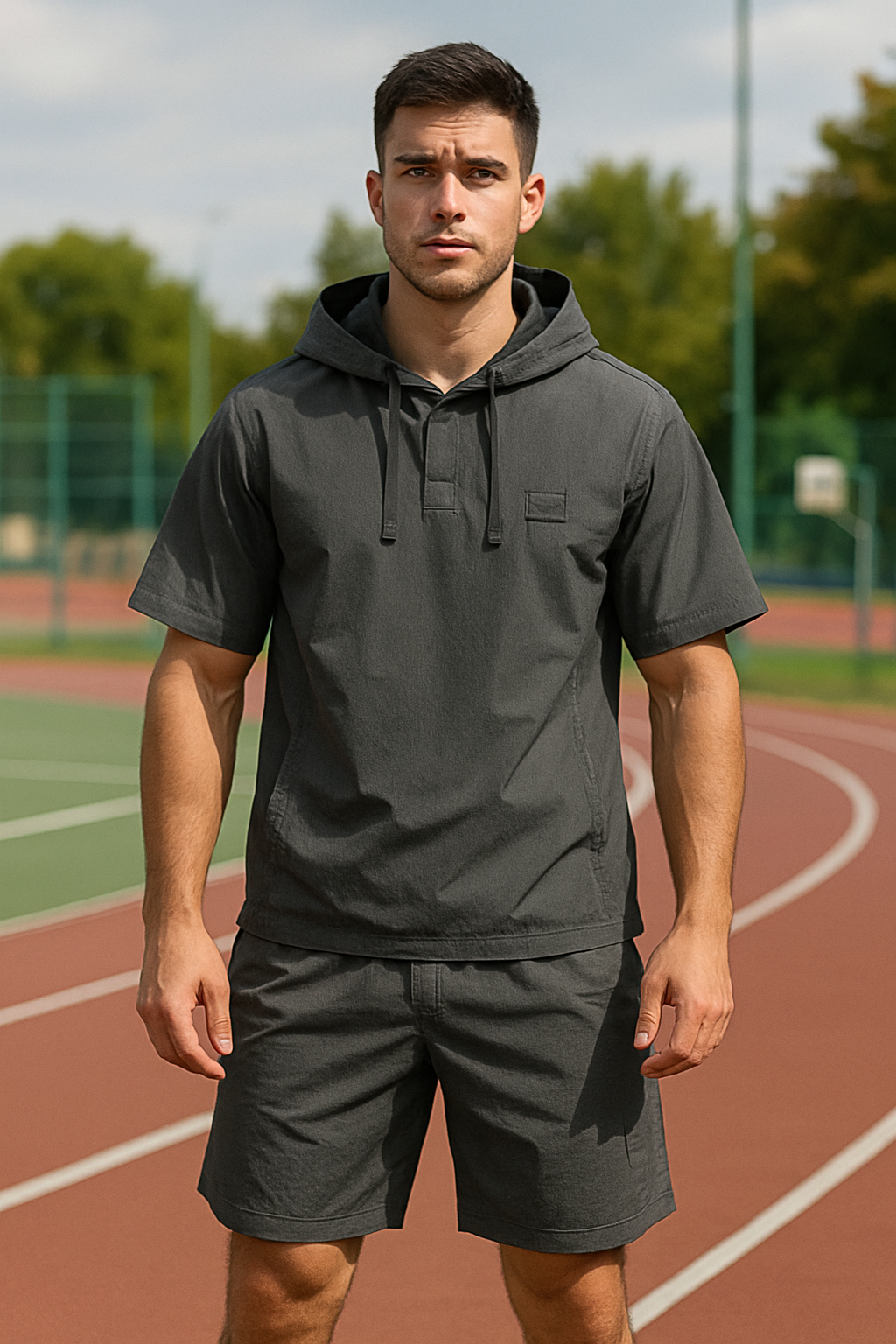 Traje deportivo liviano, color solido