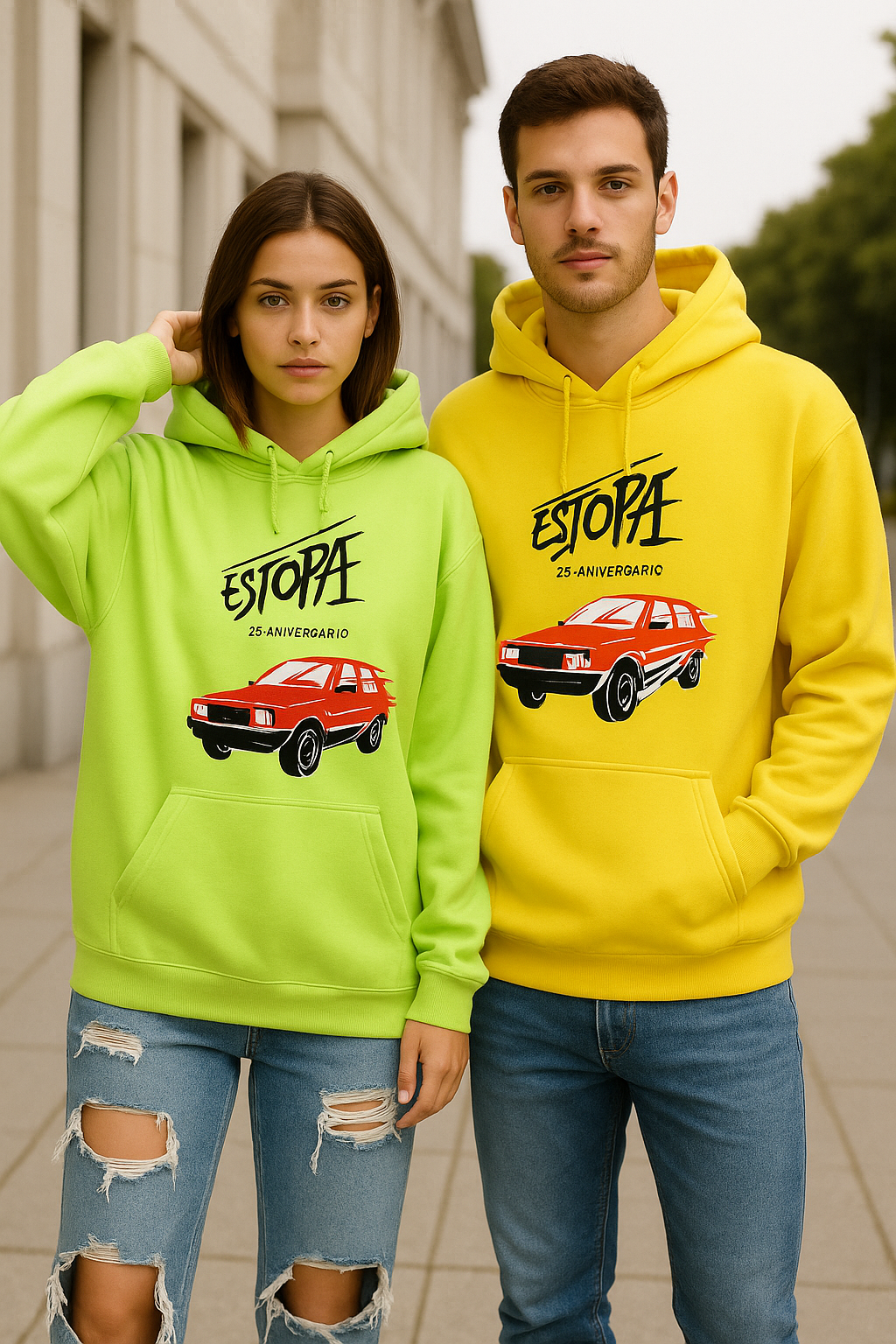 POLERONES UNISEX divertidos con estampado Gráfico ESTOPA.