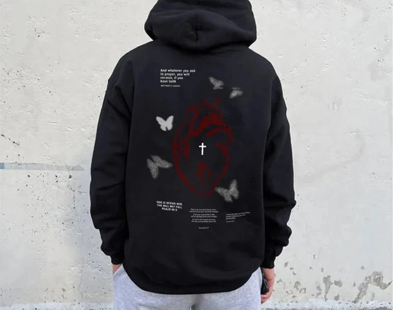 Polerón con capucha 100% algodón unisex