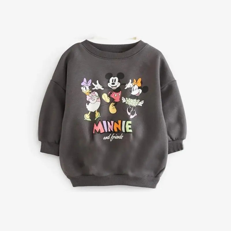 poleron moda Con estampado de dibujos animados  para niños y niñas