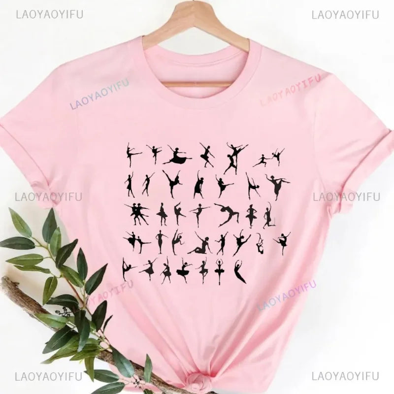 Camisetas Gráficas Tops Algodón 100%