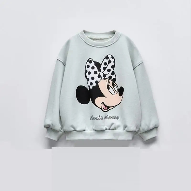 poleron moda Con estampado de dibujos animados  para niños y niñas