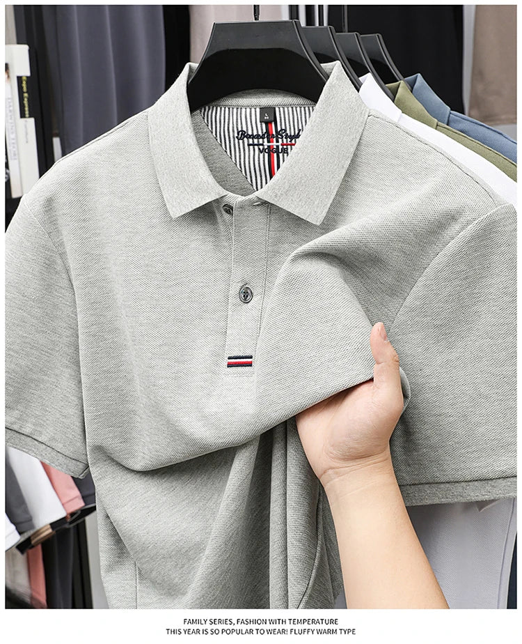 Camiseta color sólido manga corta