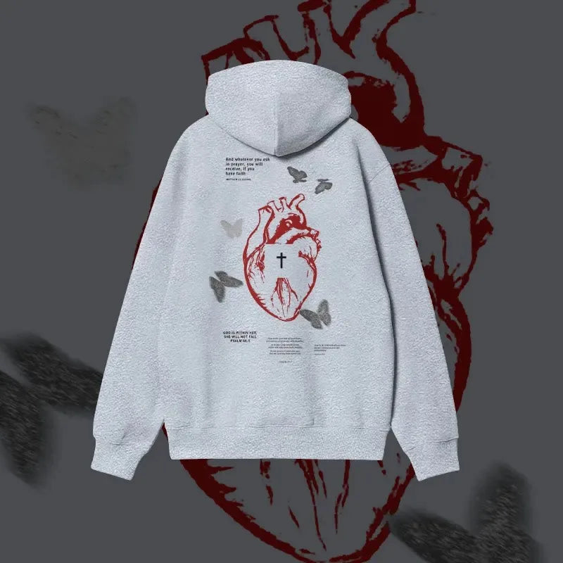 Polerón con capucha 100% algodón unisex