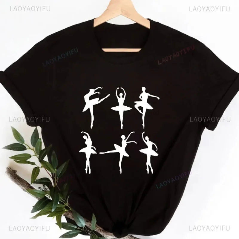 Camisetas Gráficas Tops Algodón 100%
