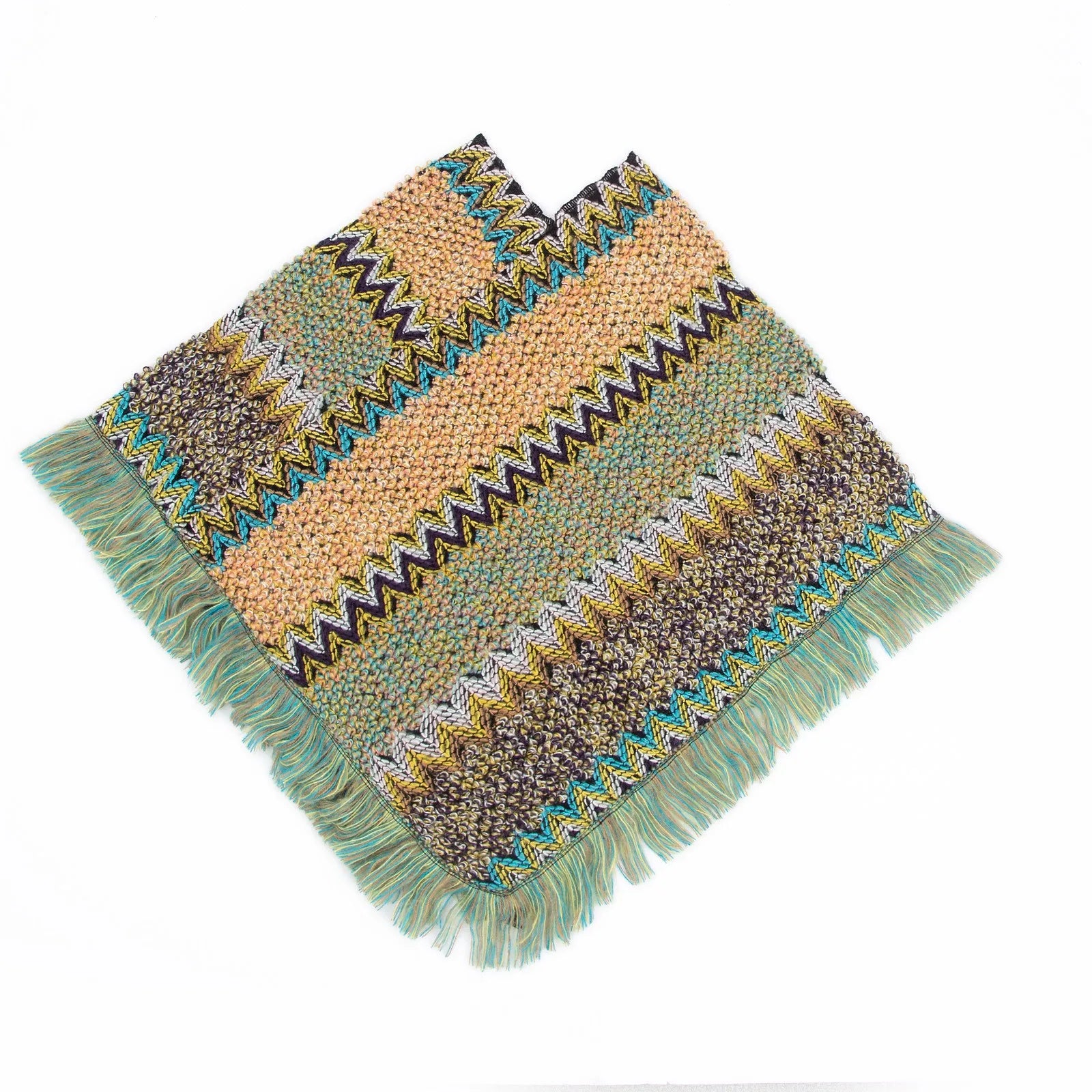Poncho casual para mujer, Moda Vintage.