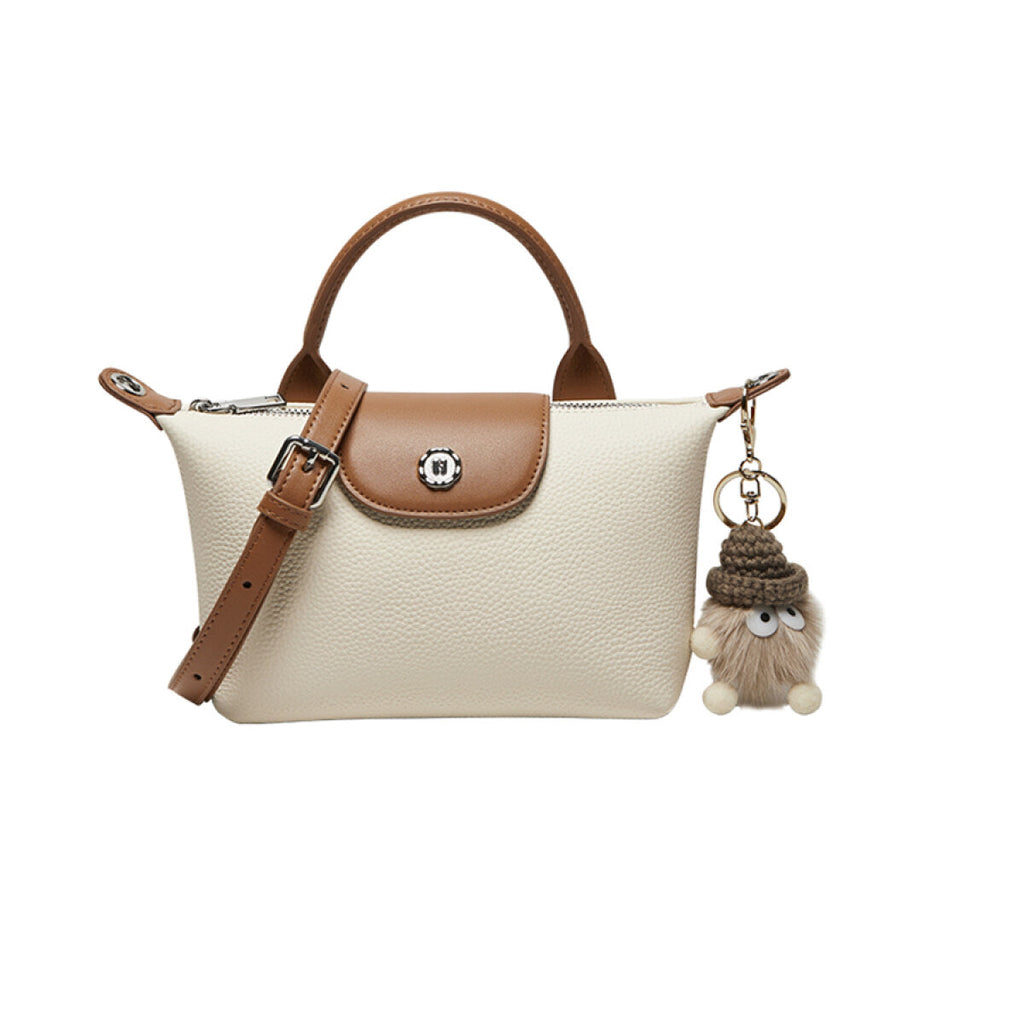 Bolso de cuero con asa superior Amelia