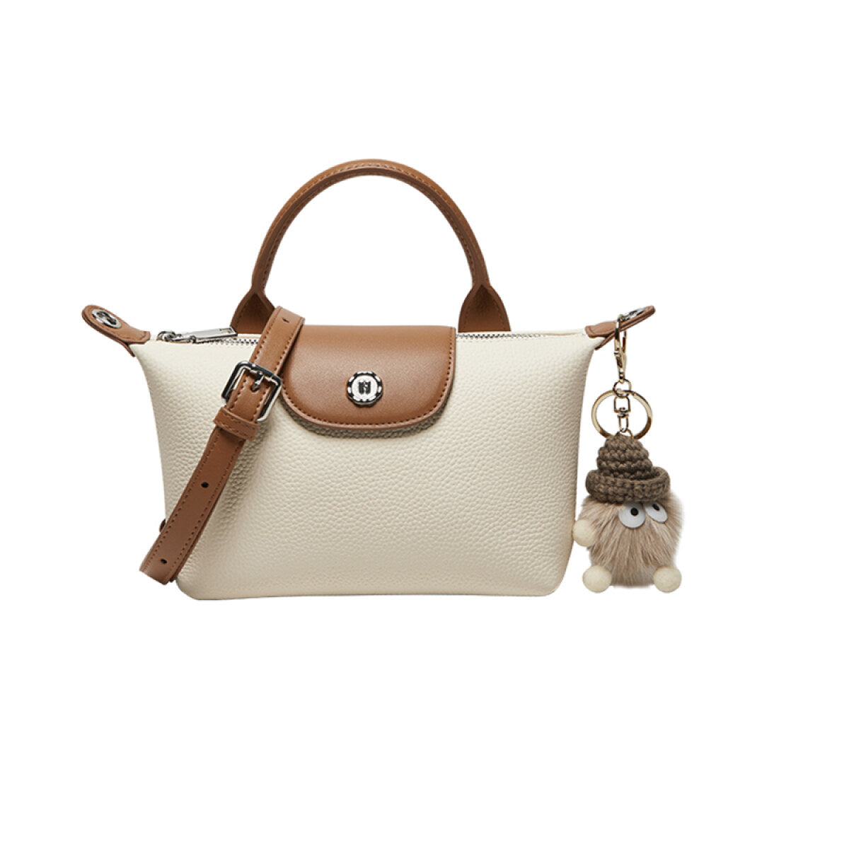 Bolso de cuero con asa superior Amelia