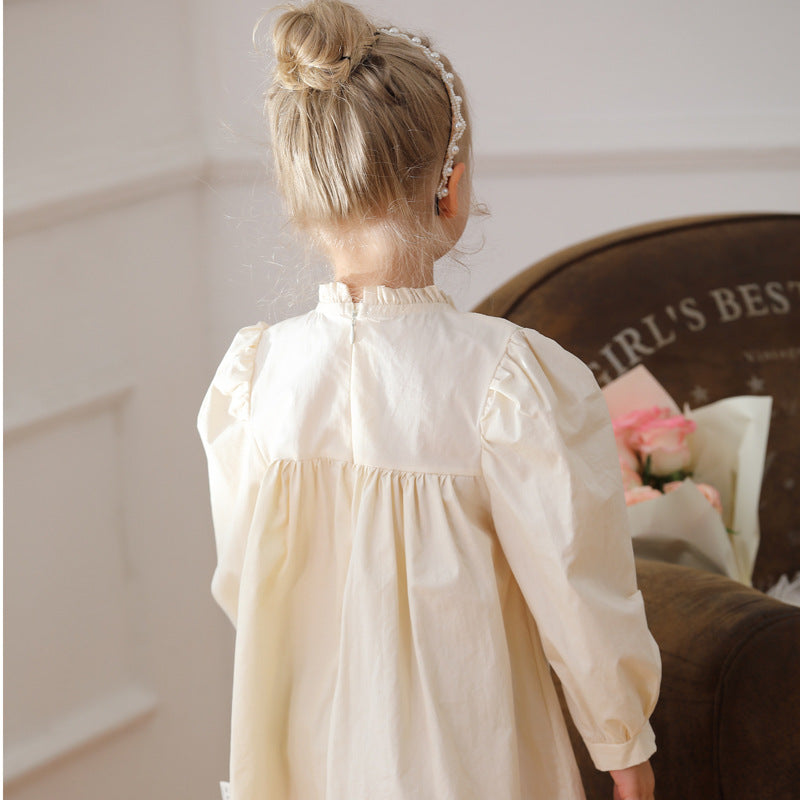 MyKids-USA. Vestido de Flores Bordado